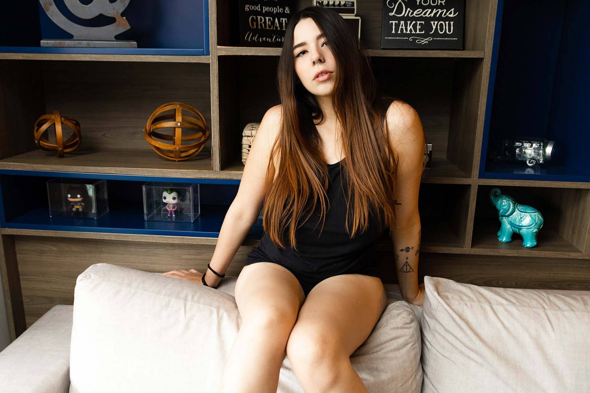 Foto do ensaio com Bea Ruschel